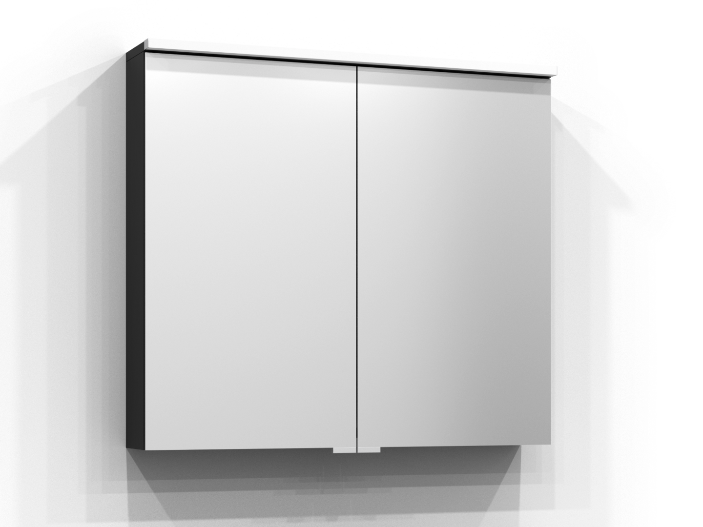 Peilikaappi Svedbergs Sarek 80 musta saarni