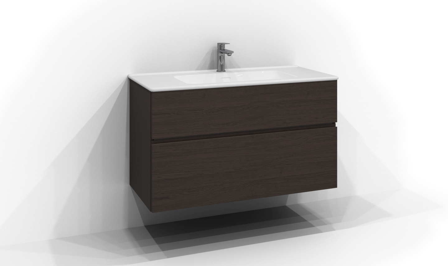 Allaskaappi Svedbergs Poem Profiili 2 laatikkoa ja integroitu vedin