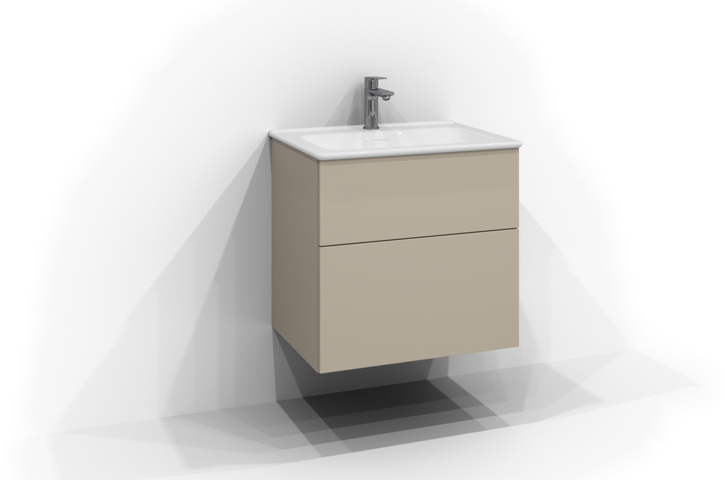 Allaskaappi Svedbergs Poem Sileä 2 laatikkoa