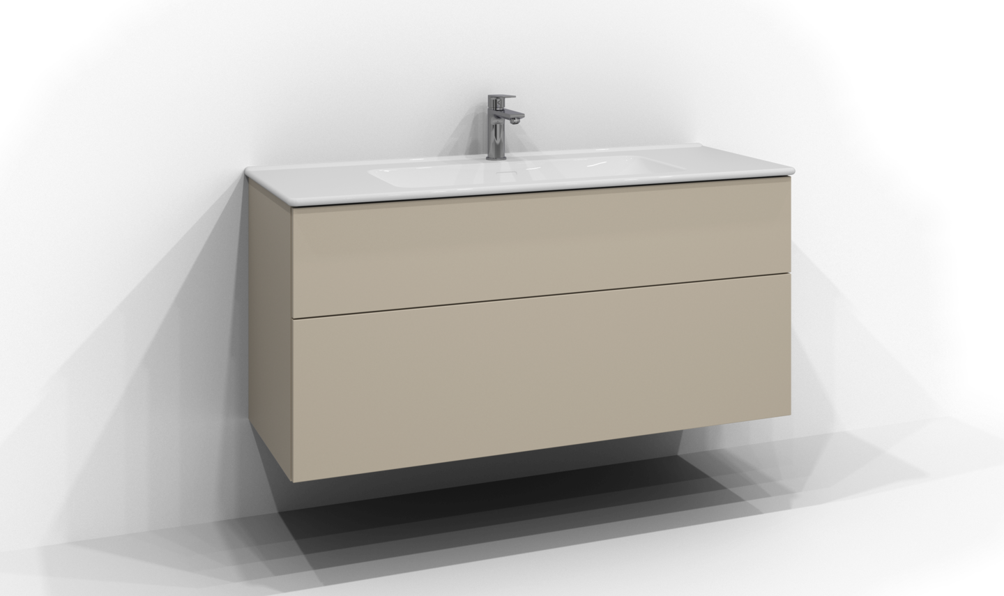 Allaskaappi Svedbergs Poem Sileä 2 laatikkoa