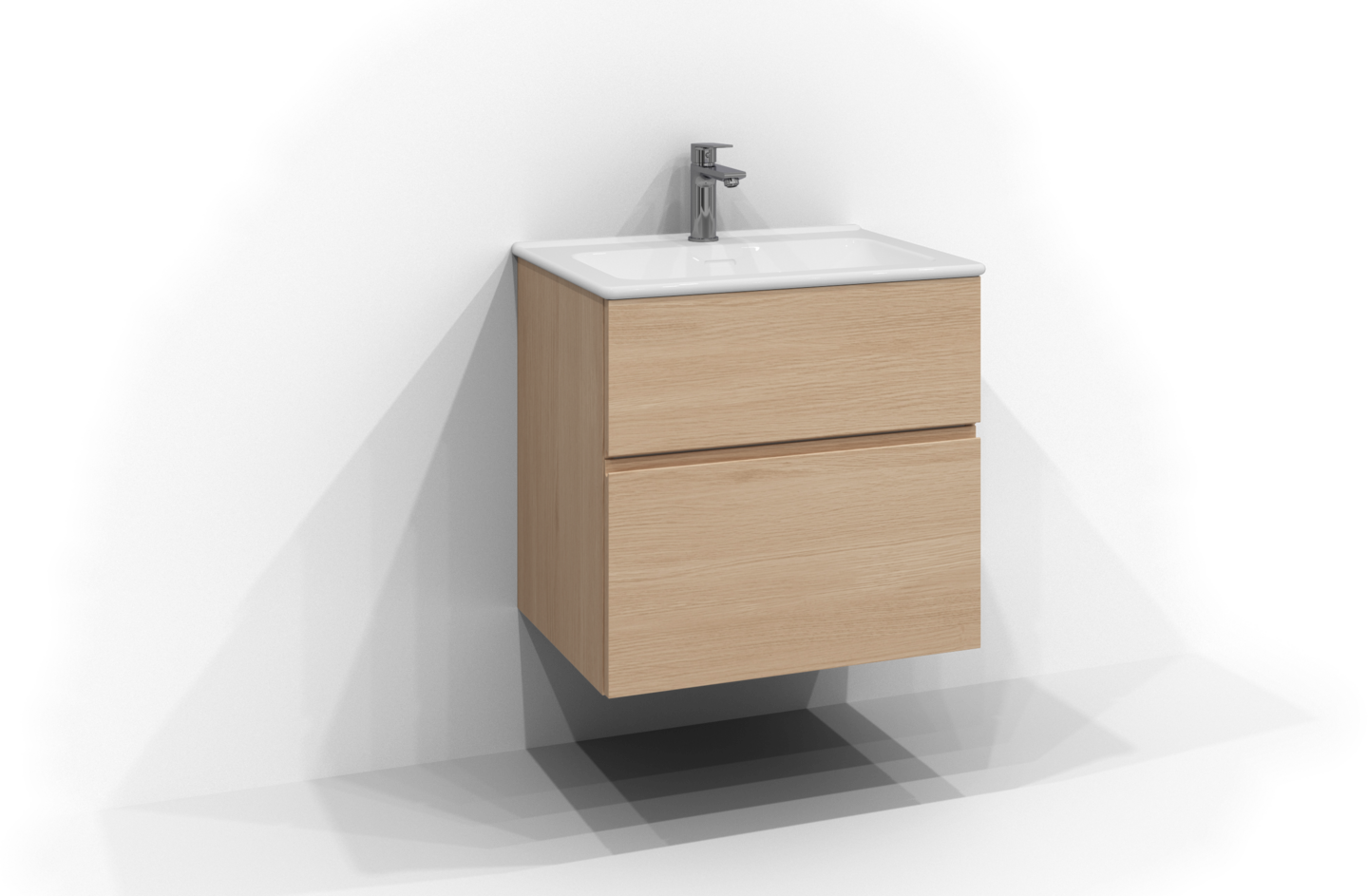 Allaskaappi Svedbergs Poem Profiili 2 laatikkoa ja integroitu vedin