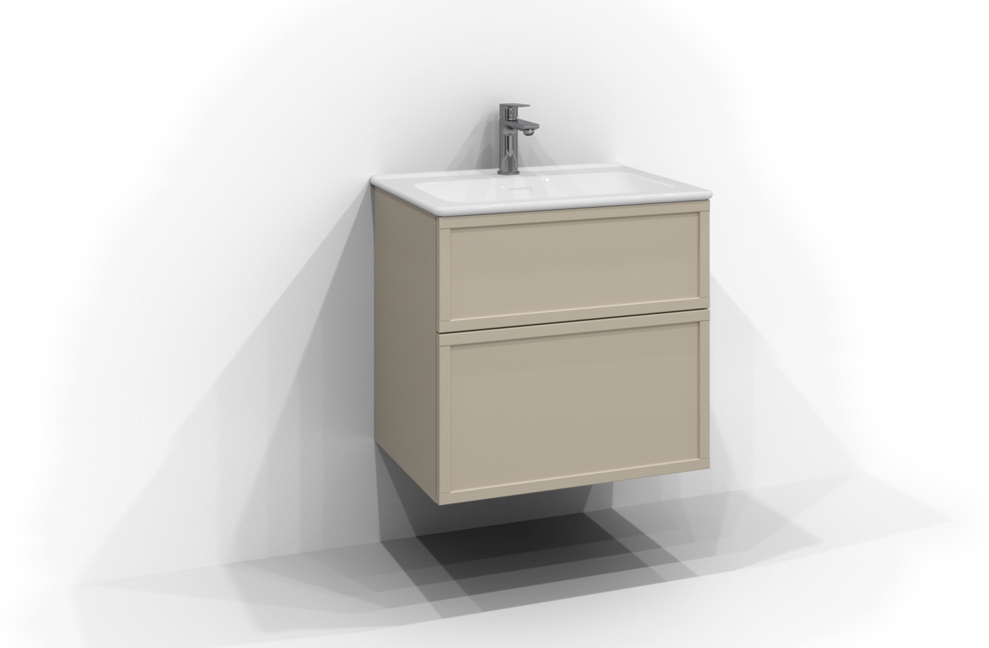 Allaskaappi Svedbergs Poem Kehys 2 laatikkoa ja push open