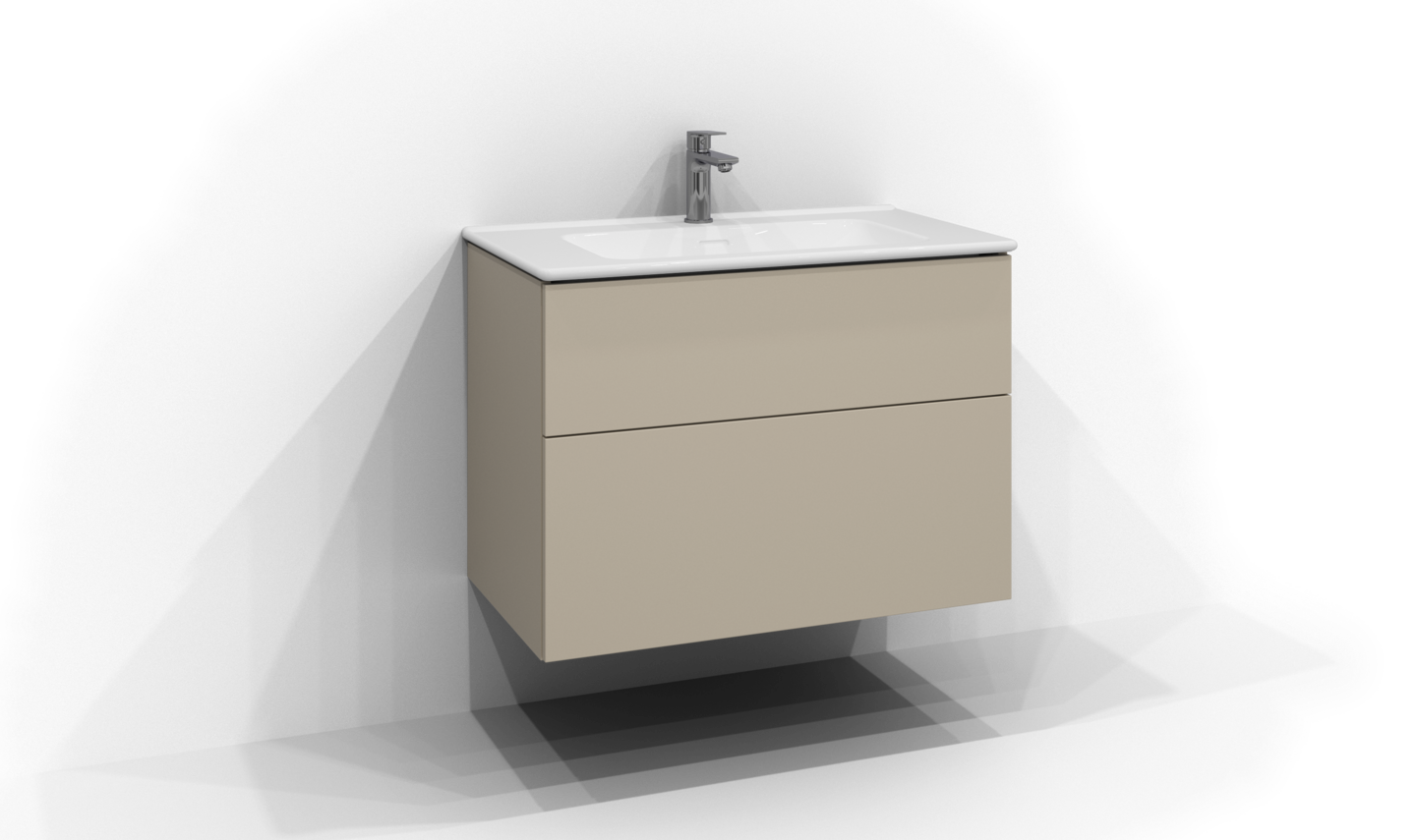 Allaskaappi Svedbergs Poem Sileä 2 laatikkoa