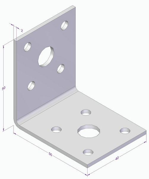 VINKEL ESSVE CE 50X50X40X2,0