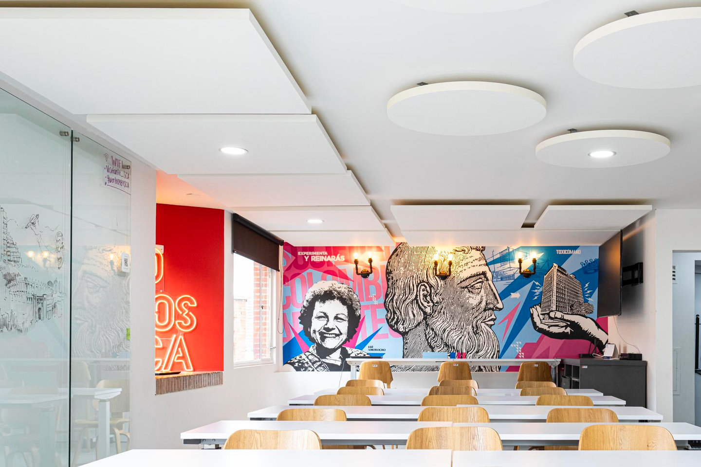 AKUSTIKTAK FOCUS B 60X60 VIT VIT FROST 20MM T24  7,2M²/KRT