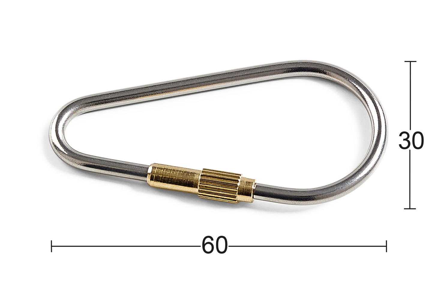 NYCKELRING HABO 60 RF 60X30MM 2ST