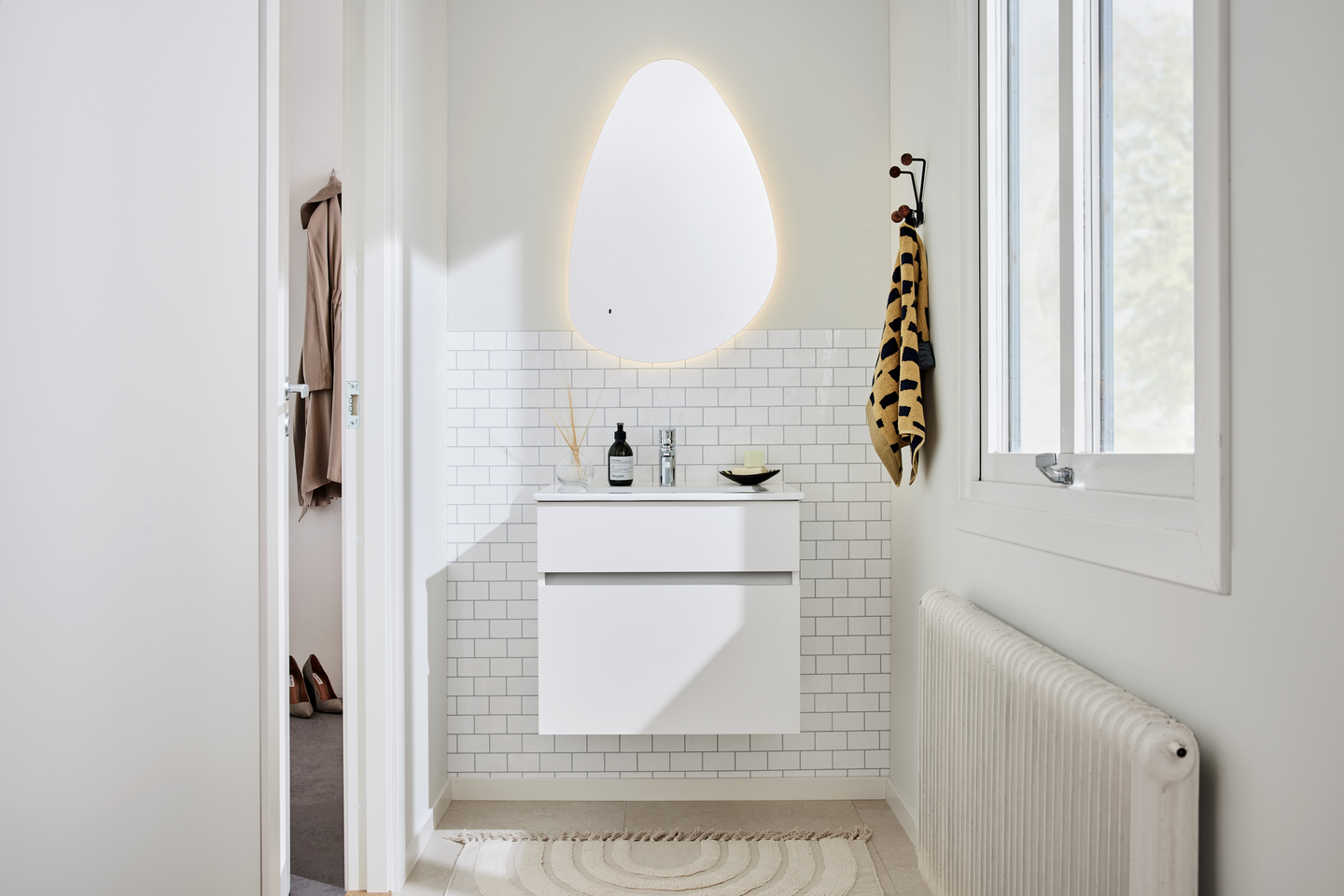 TVÄTTSTÄLLSSKÅP NORO NOVA VIT 600 M TVÄTTSTÄLL