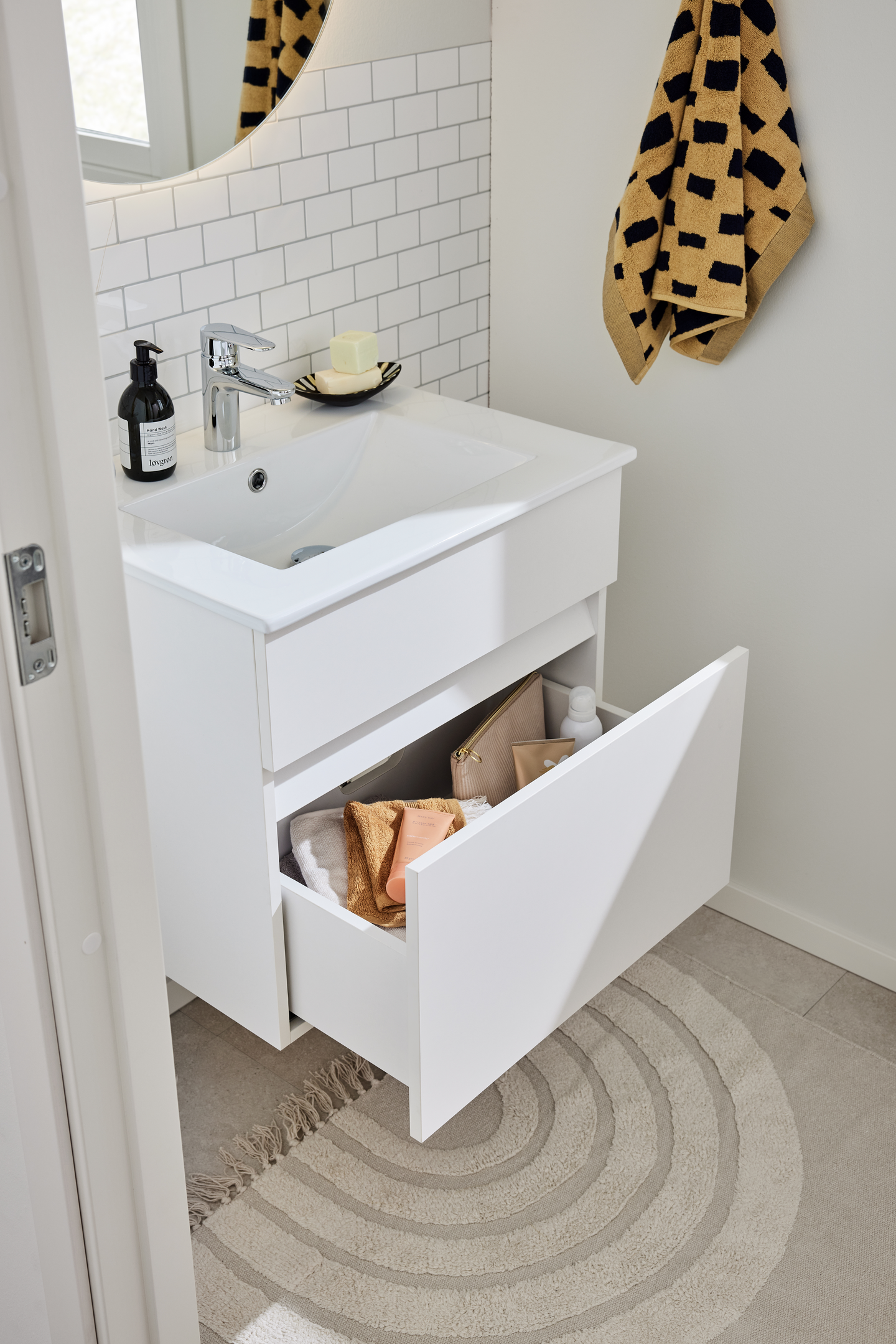 TVÄTTSTÄLLSSKÅP NORO NOVA VIT 600 M TVÄTTSTÄLL