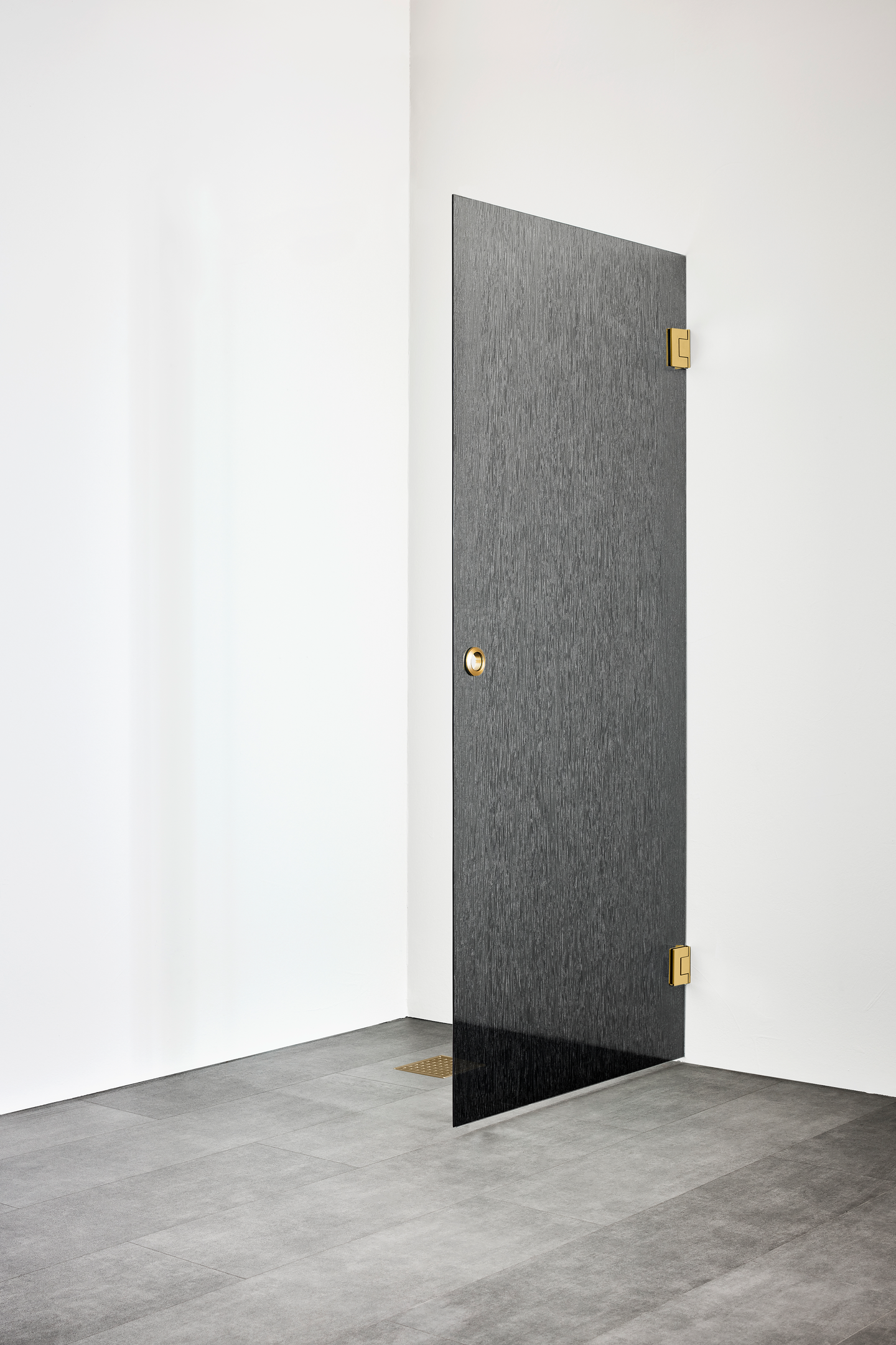 DUSCHDÖRR HAFA INFINITY LACE 80 MÄSSING