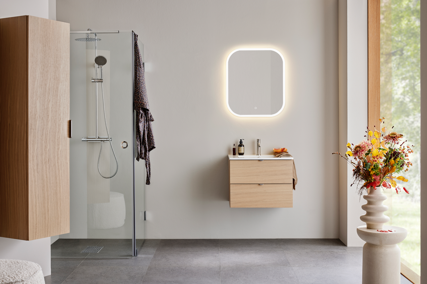 TVÄTTSTÄLLSSKÅP HAFA GO 2 LÅDOR LJUS EK 600