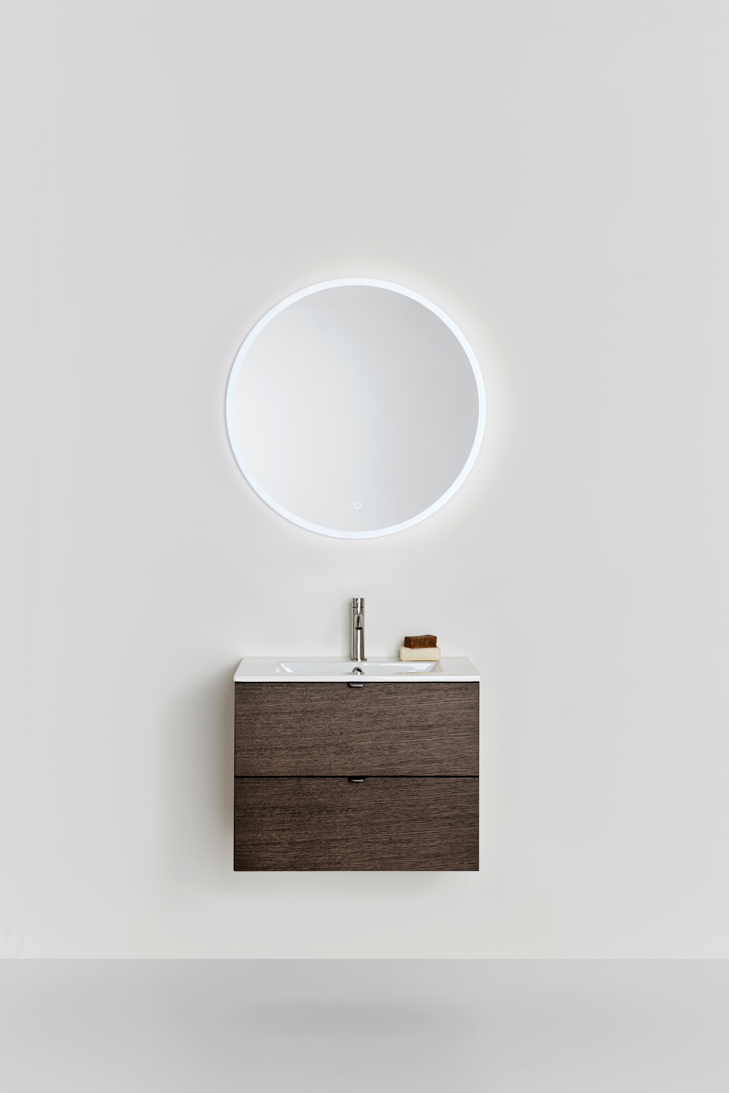 TVÄTTSTÄLLSSKÅP HAFA GO 2 LÅDOR MÖRK EK 600 M TVÄTTSTÄLL