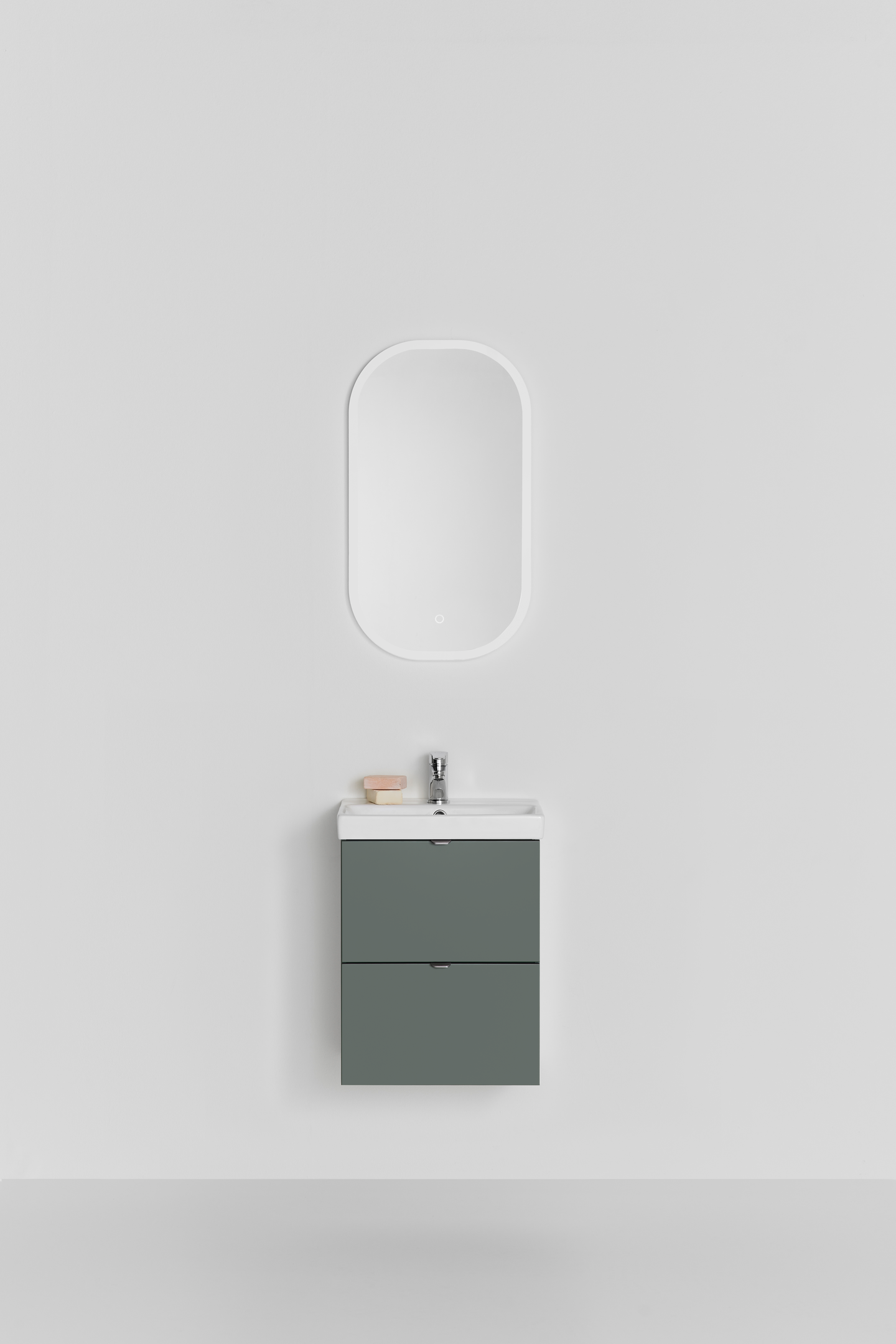 KOMMOD HAFA NEAT LÅDOR GRÖN 420 M TVÄTTSTÄLL