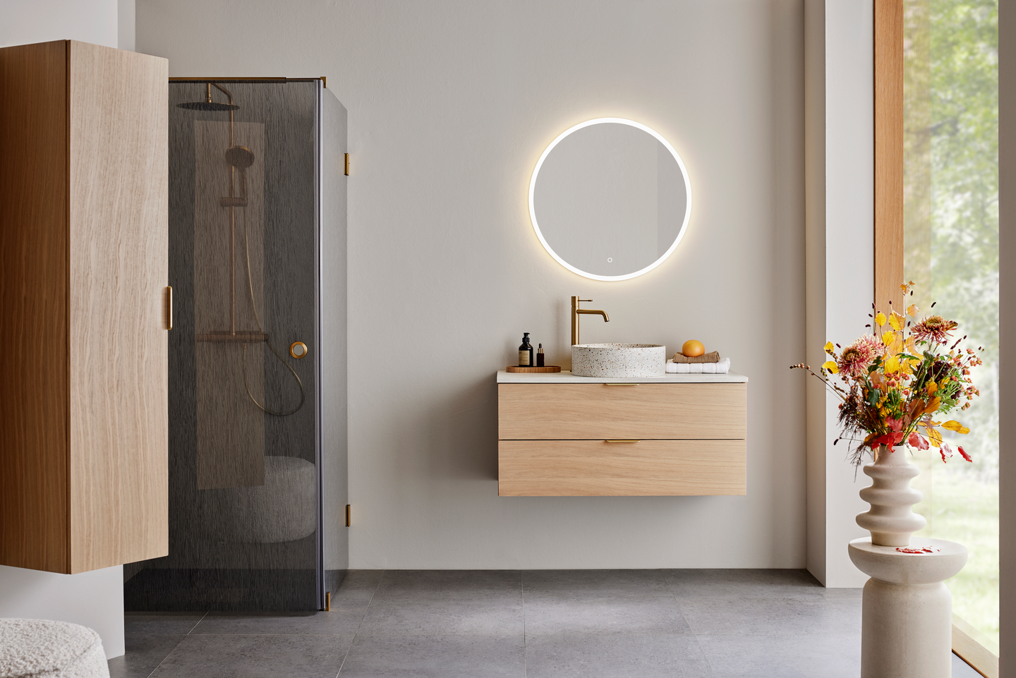 DUSCHHÖRN HAFA INFINITY LACE COMBI MÄSSING 90X90