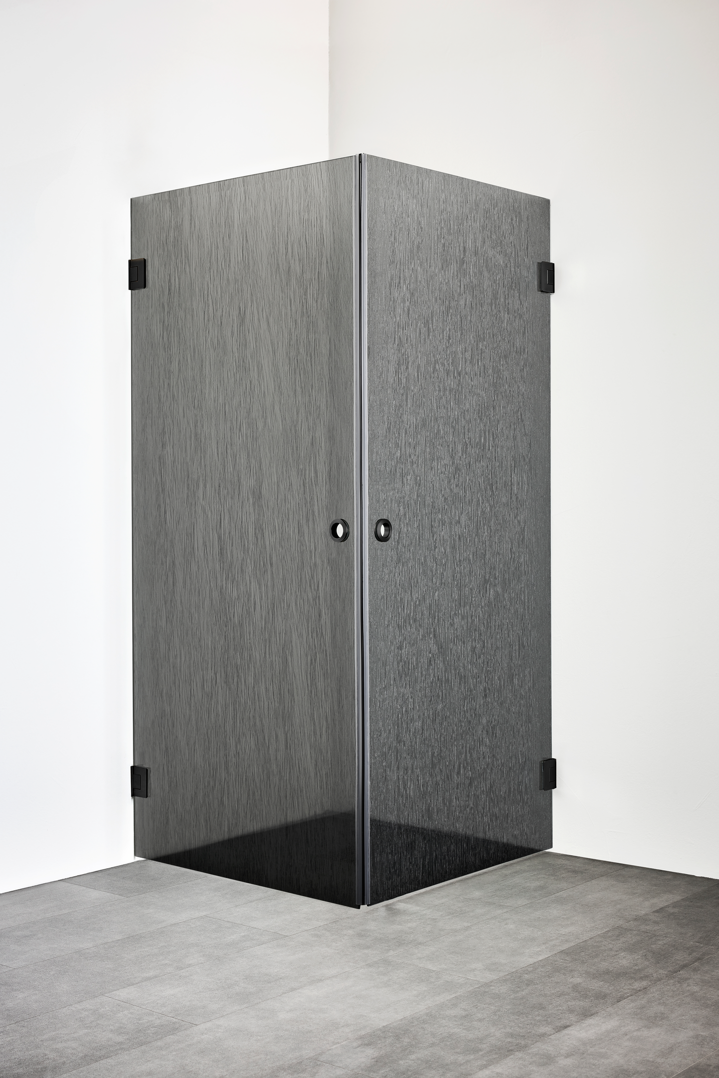 DUSCHHÖRN HAFA INFINITY LACE SVART 90X90