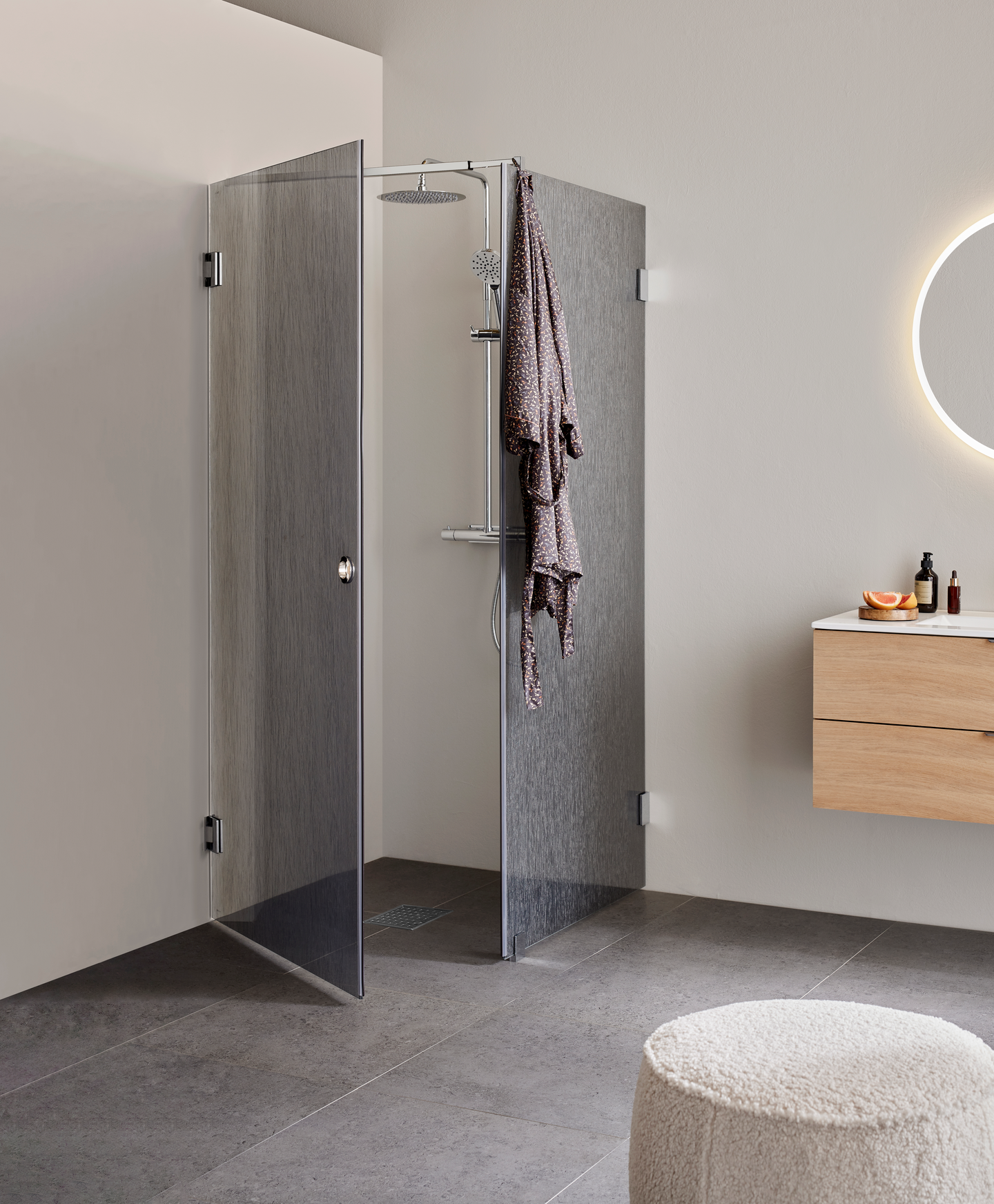 DUSCHHÖRN HAFA INFINITY LACE COMBI KROM 90X90