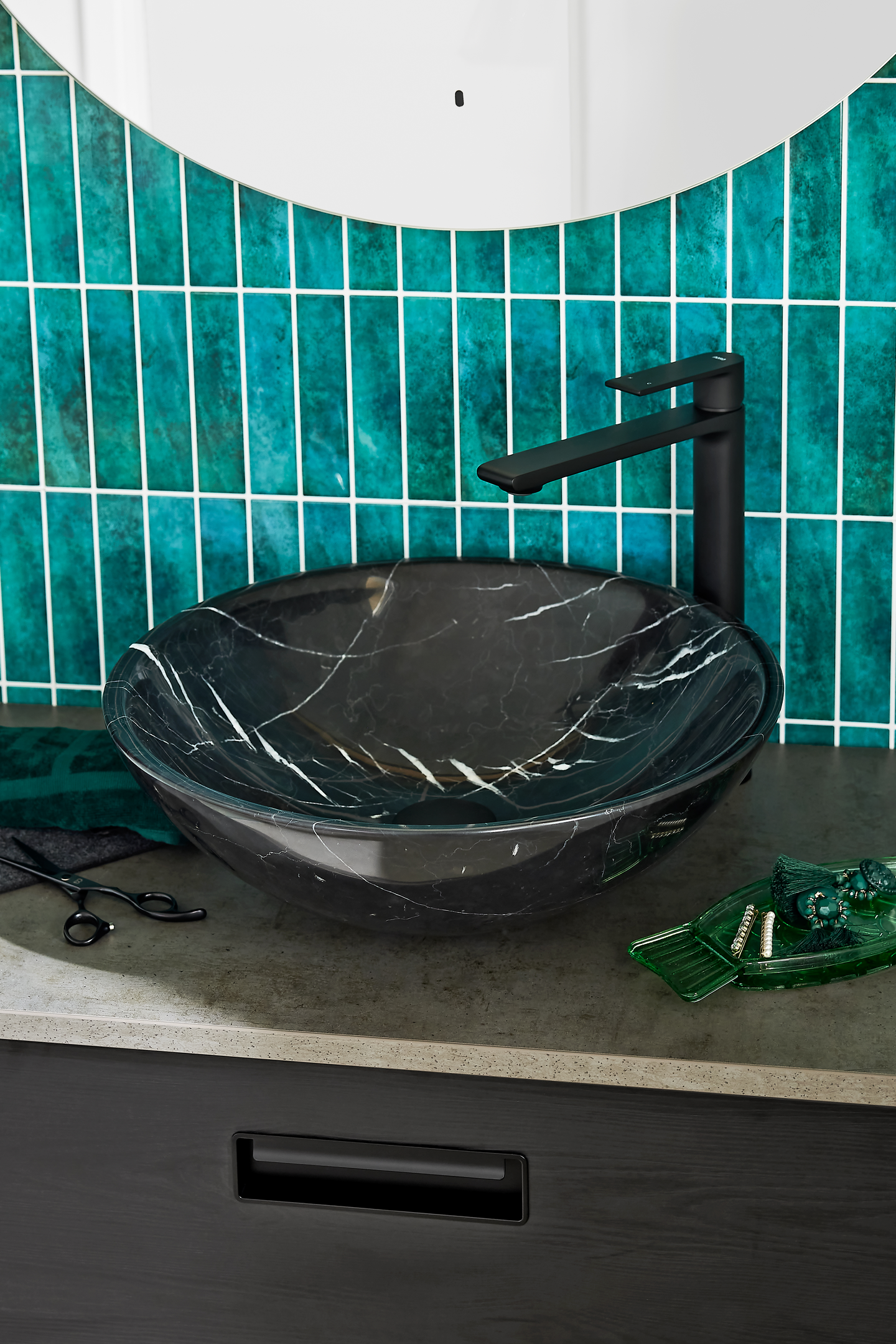 TVÄTTSTÄLL NORO MARBLE SVART