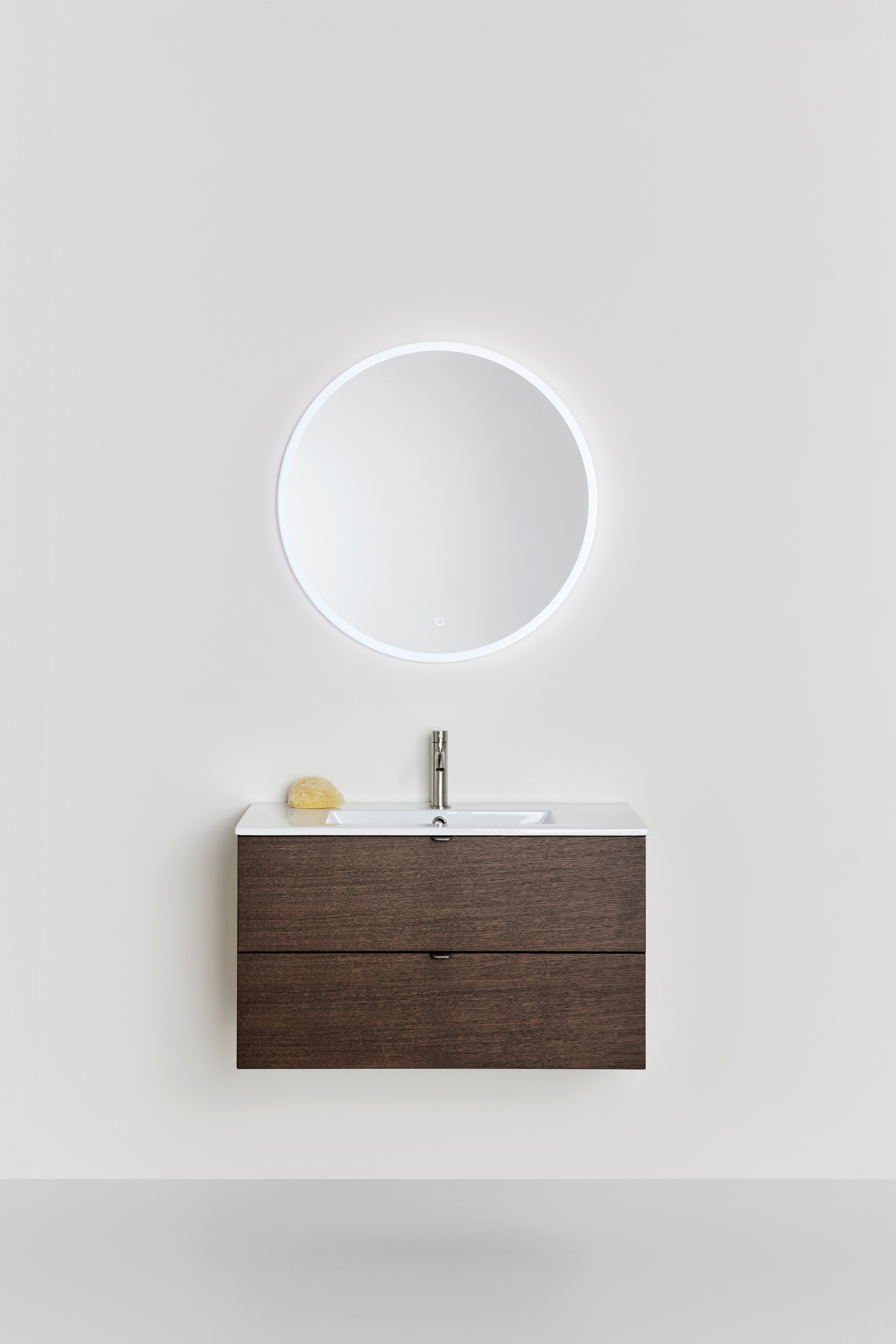 TVÄTTSTÄLLSSKÅP HAFA GO 2 LÅDOR, MÖRK EK 800