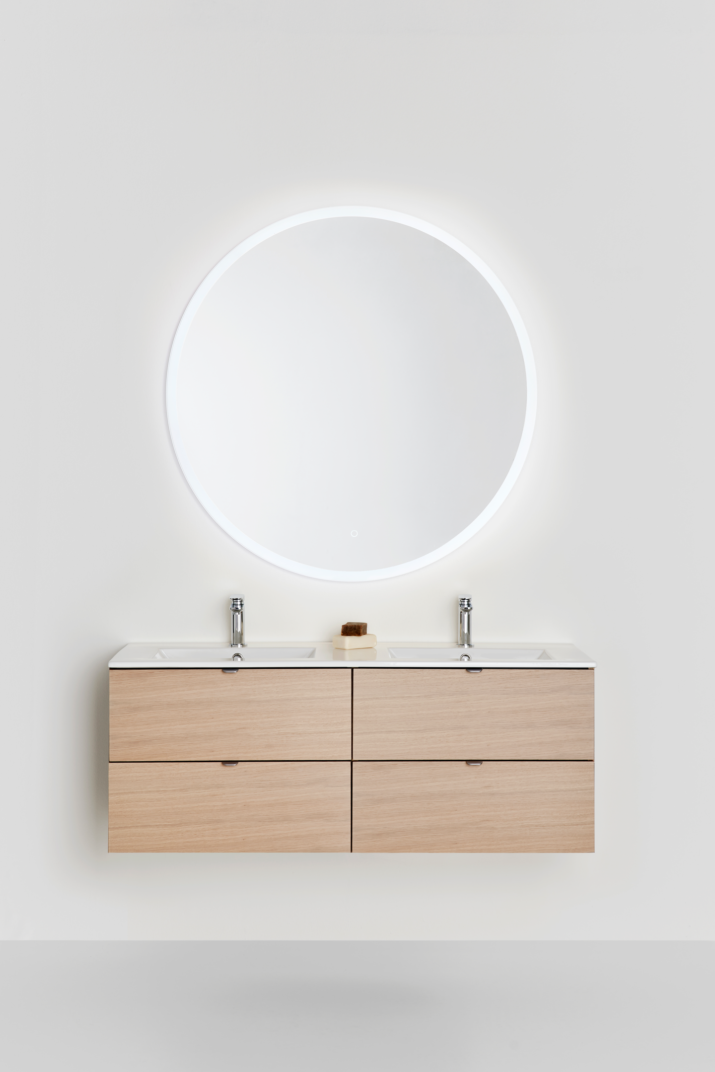 TVÄTTSTÄLLSSKÅP HAFA GO 2X2 LÅDOR LJUS EK 1200D