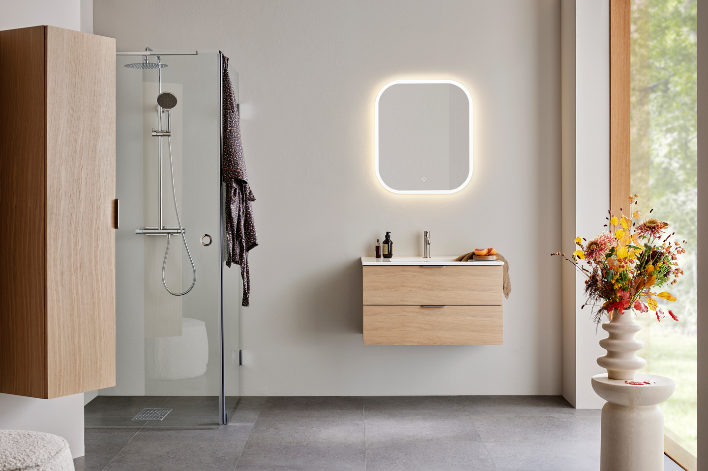 TVÄTTSTÄLLSSKÅP HAFA GO 2 LÅDOR LJUS EK 800