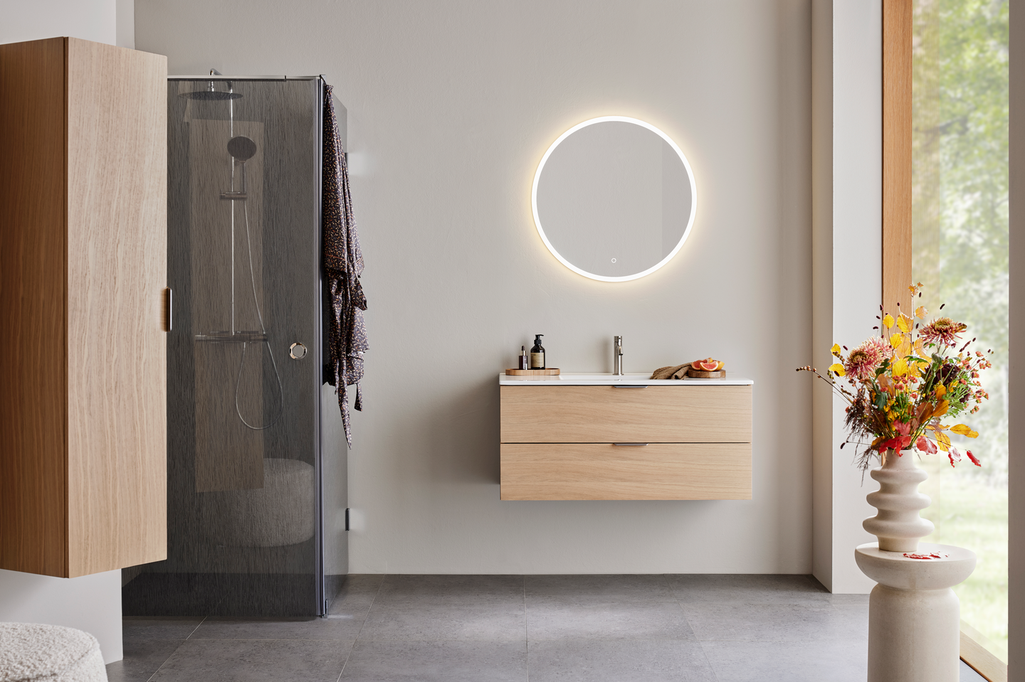 TVÄTTSTÄLLSSKÅP HAFA GO 2 LÅDOR LJUS EK 1000