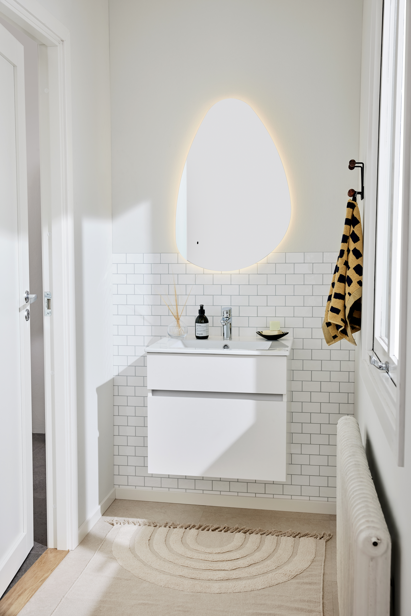 TVÄTTSTÄLLSSKÅP NORO NOVA VIT 600 M TVÄTTSTÄLL