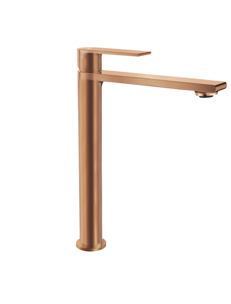 TVÄTTSTÄLLSBLANDARE HAFA NEO HÖG, BORSTAD KOPPAR