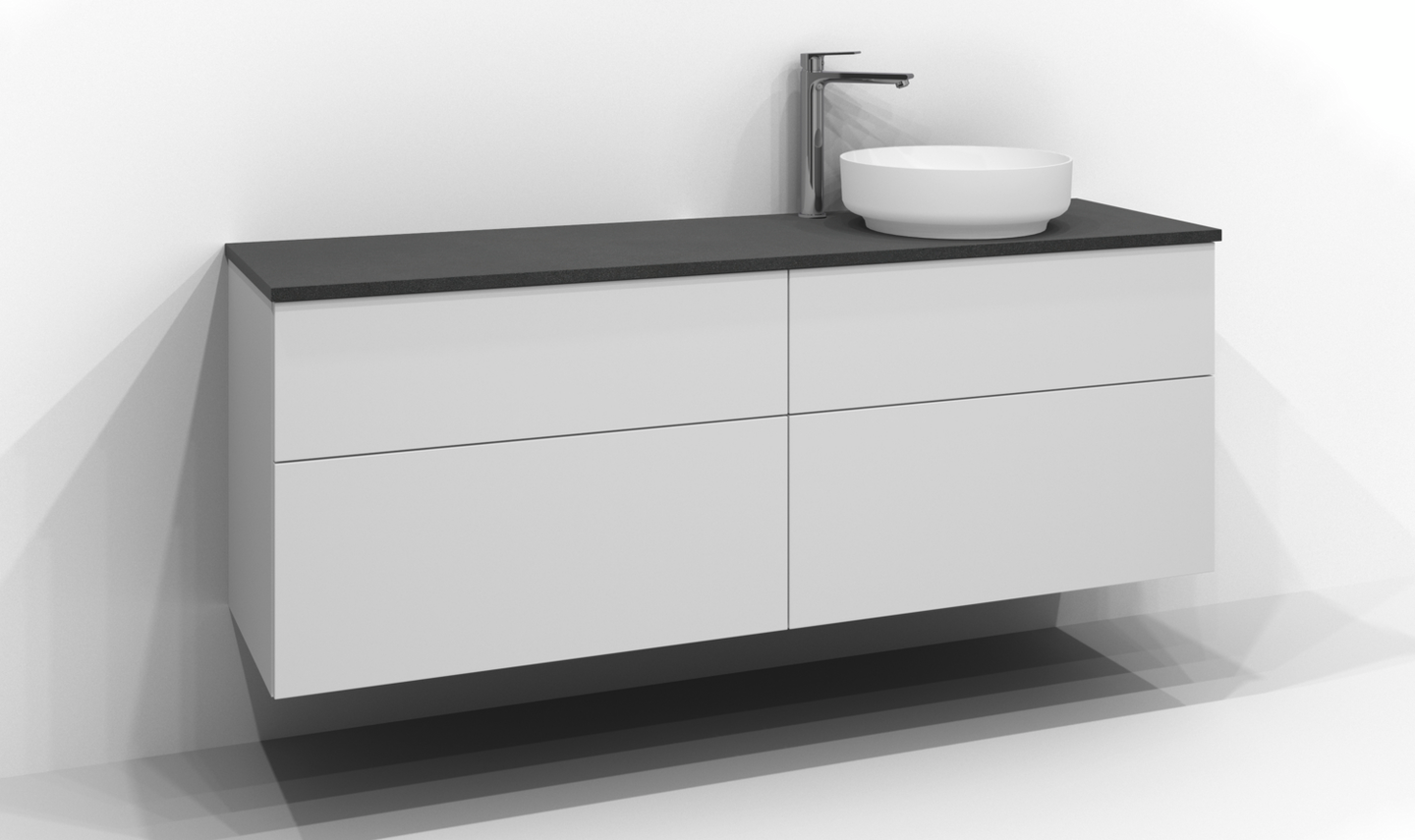 Pöytätaso Svedbergs Skiffer 160x45 oikea