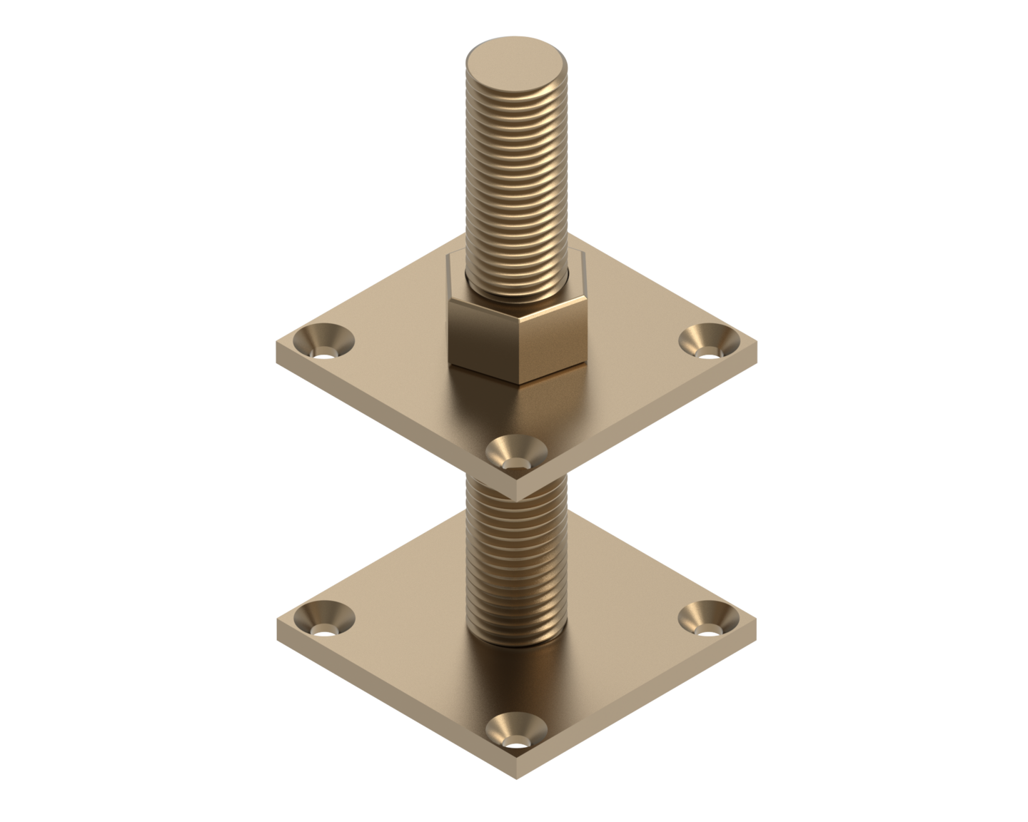STOLPSKO JUSTERBAR 100X100X8,0