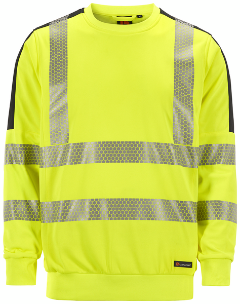 SWEATSHIRT 6124P L.BRADOR GUL/SVART M