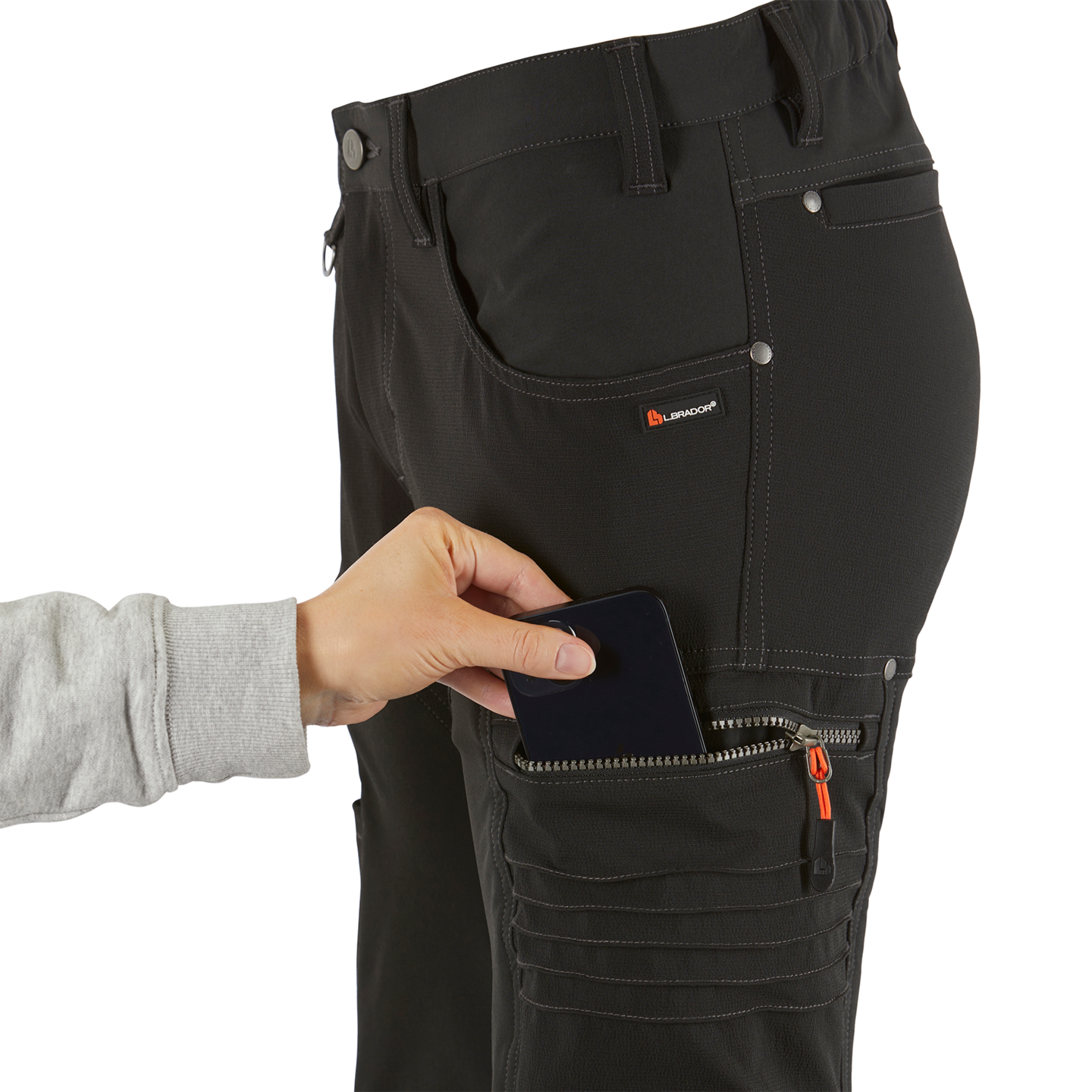 BYXA 1030P-W L.BRADOR SVART C36