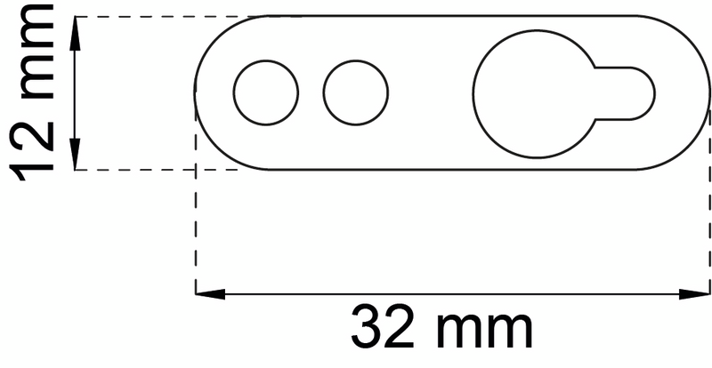 HÄNGBLECK 12X32MM GALV 642 4P ELFÖRZINKAD