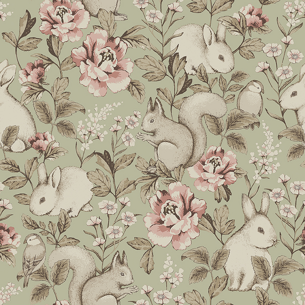 Kuitutapetti Boråstapeter Newbie II 6931 Magic Forest 10,05m