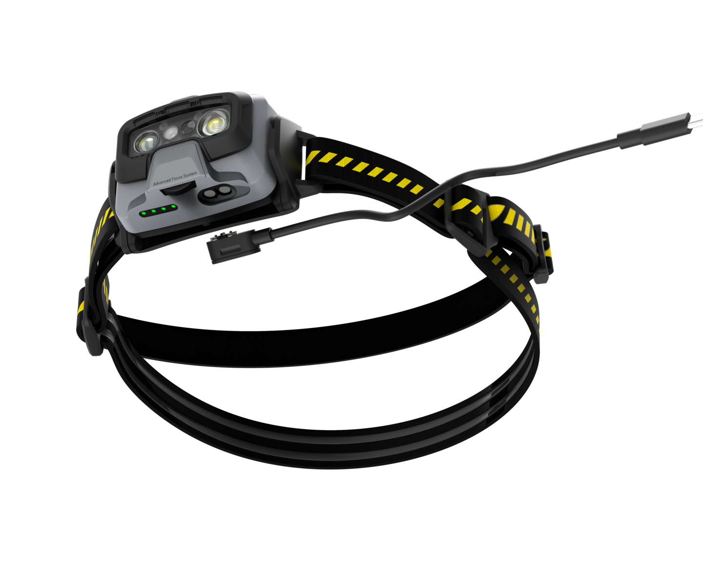 Otsalamppu Ledlenser HF6R Work keltainen 800lm ladattava