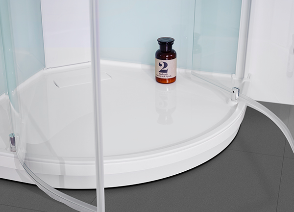 Suihkukaappi INR Bric 5 101x101cm kirkas/valkoinen