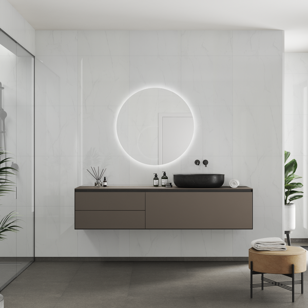 Sisustuslevy Fibo 3487TM6060 Bright Marble 60x272cm