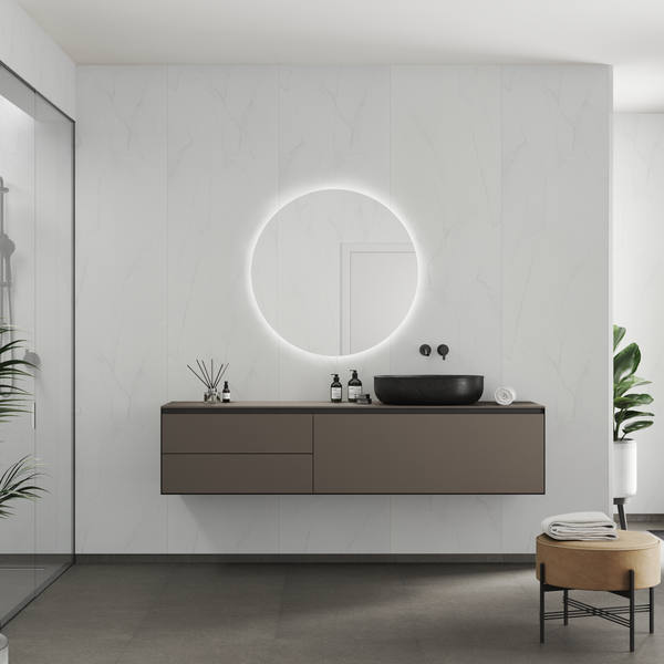 Sisustuslevy Fibo 2487TM10 Bianco Marble 60x272cm