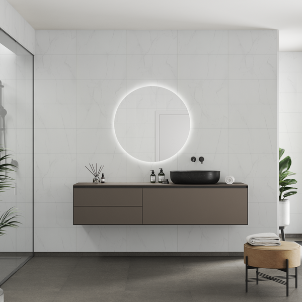 Sisustuslevy Fibo 2487TM6030 Bianco Marble 60x272cm