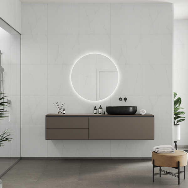 Sisustuslevy Fibo 2487LM6060 Bianco Marble 60x302cm