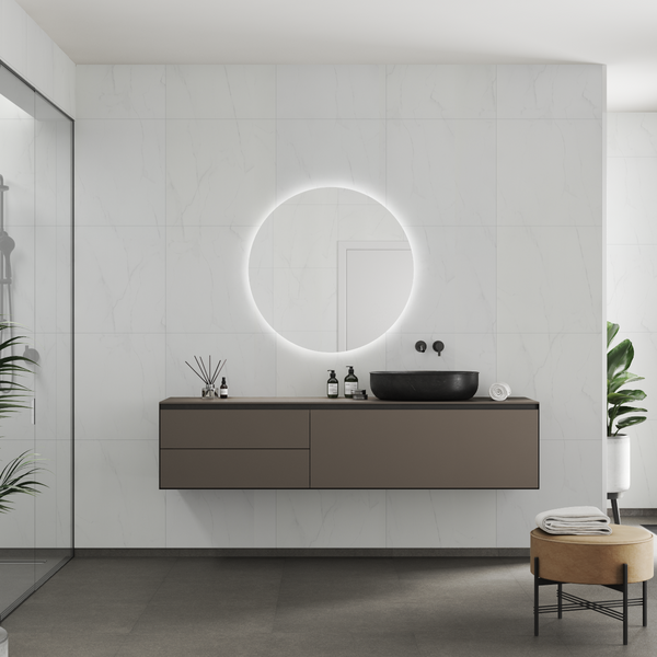 Sisustuslevy Fibo 2487TM6060 Bianco Marble 60x272cm