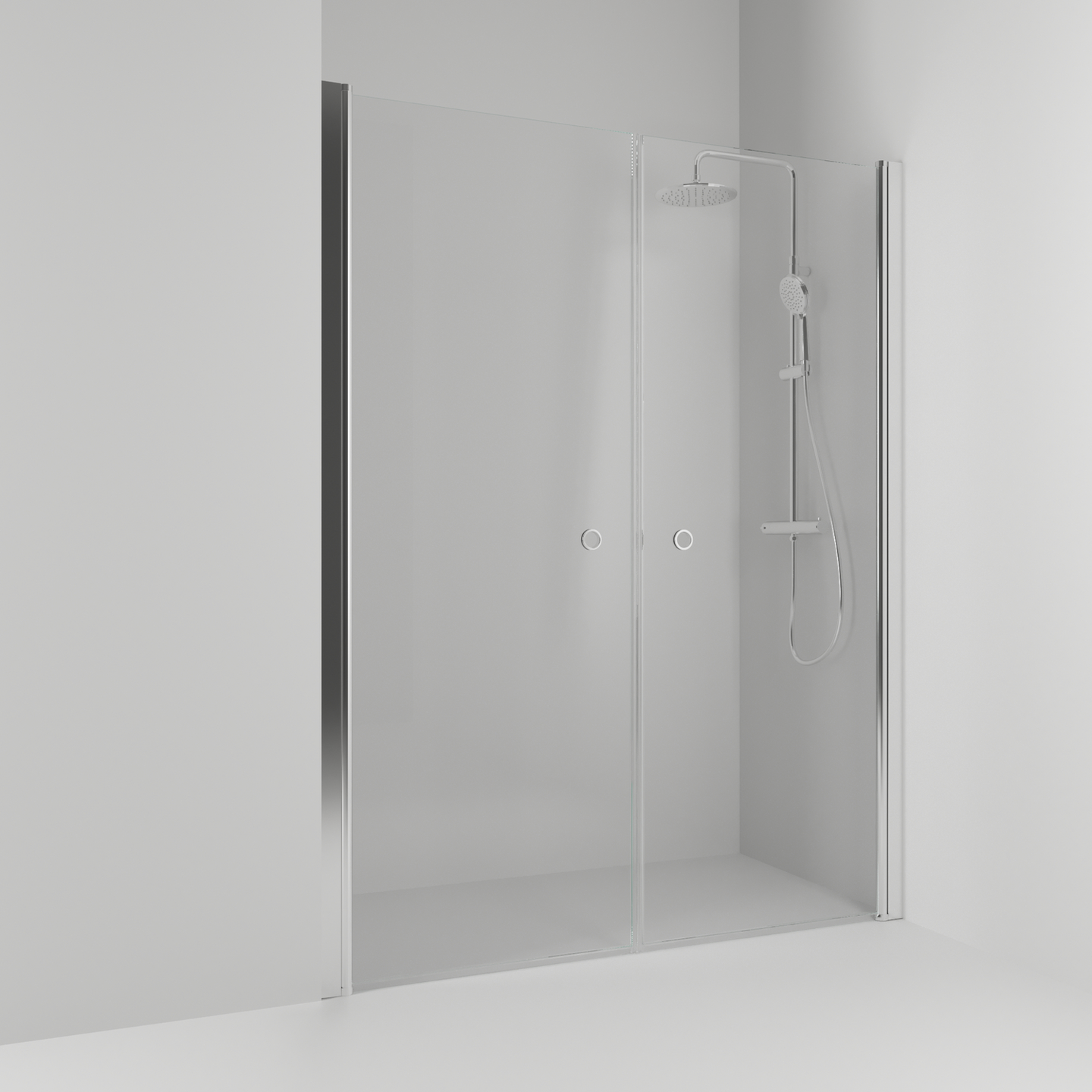 NISCHDUSCH SVEDBERGS SKOGA RAK ALU BLANK KLAR DUBBEL INTHT 198X198X3CM