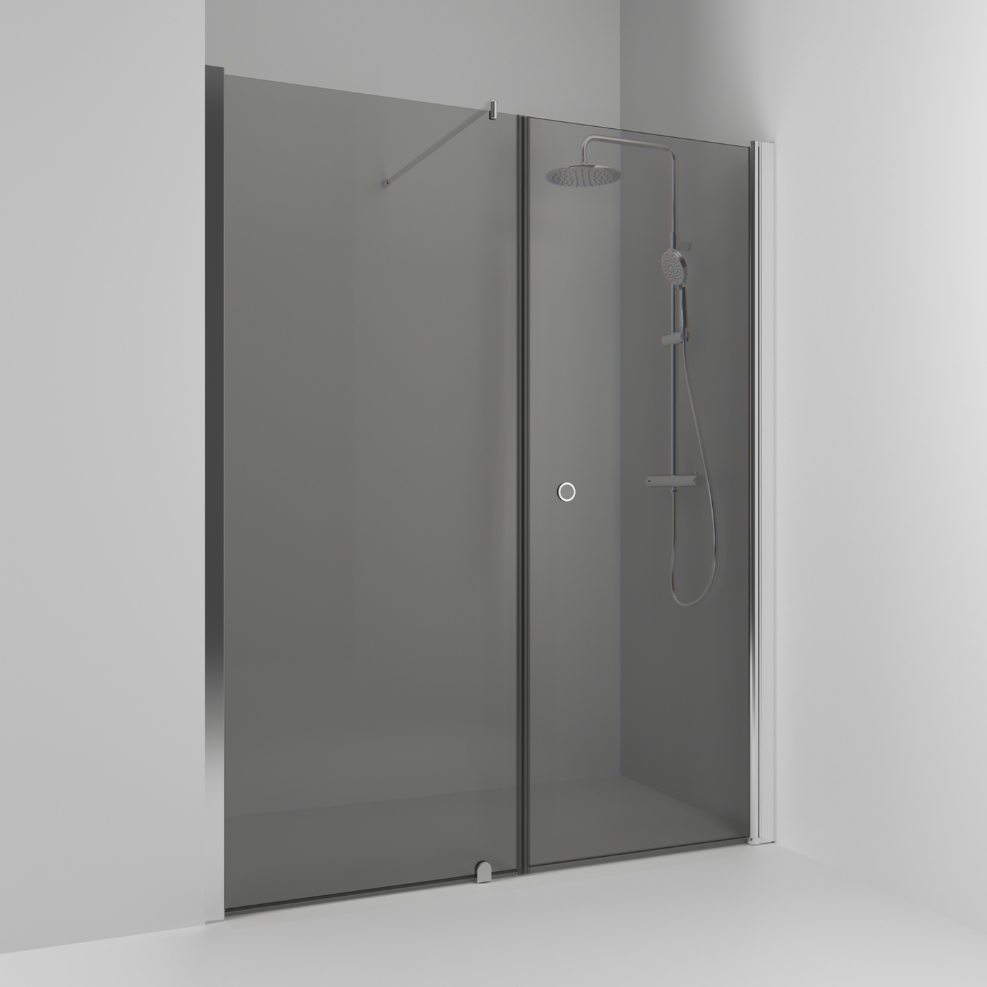 NISCHDUSCH SVEDBERGS SKOGA RAK/FAST ALU BLANK RÖK INTHT 140X198X3CM