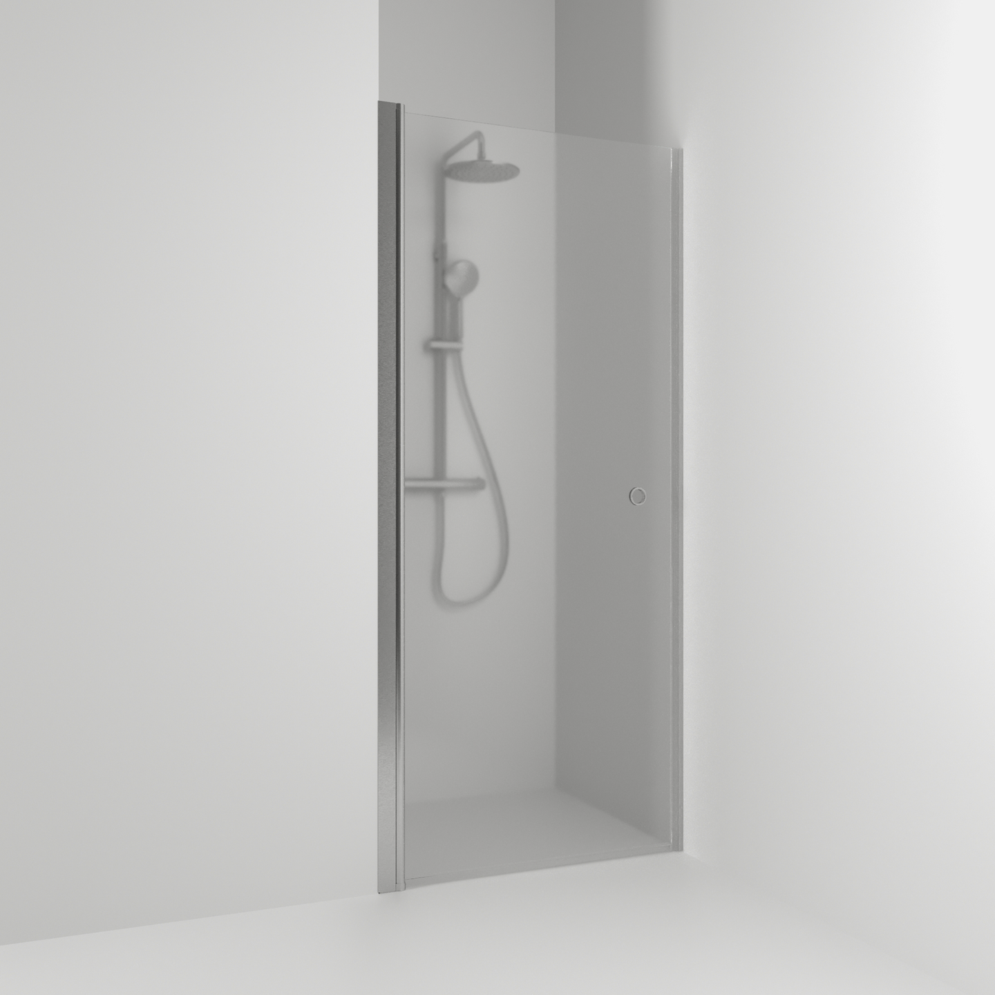 NISCHDUSCH SVEDBERGS SKOGA RAK ALU MATT FROST ENKEL INTHT 76,3X198X3CM