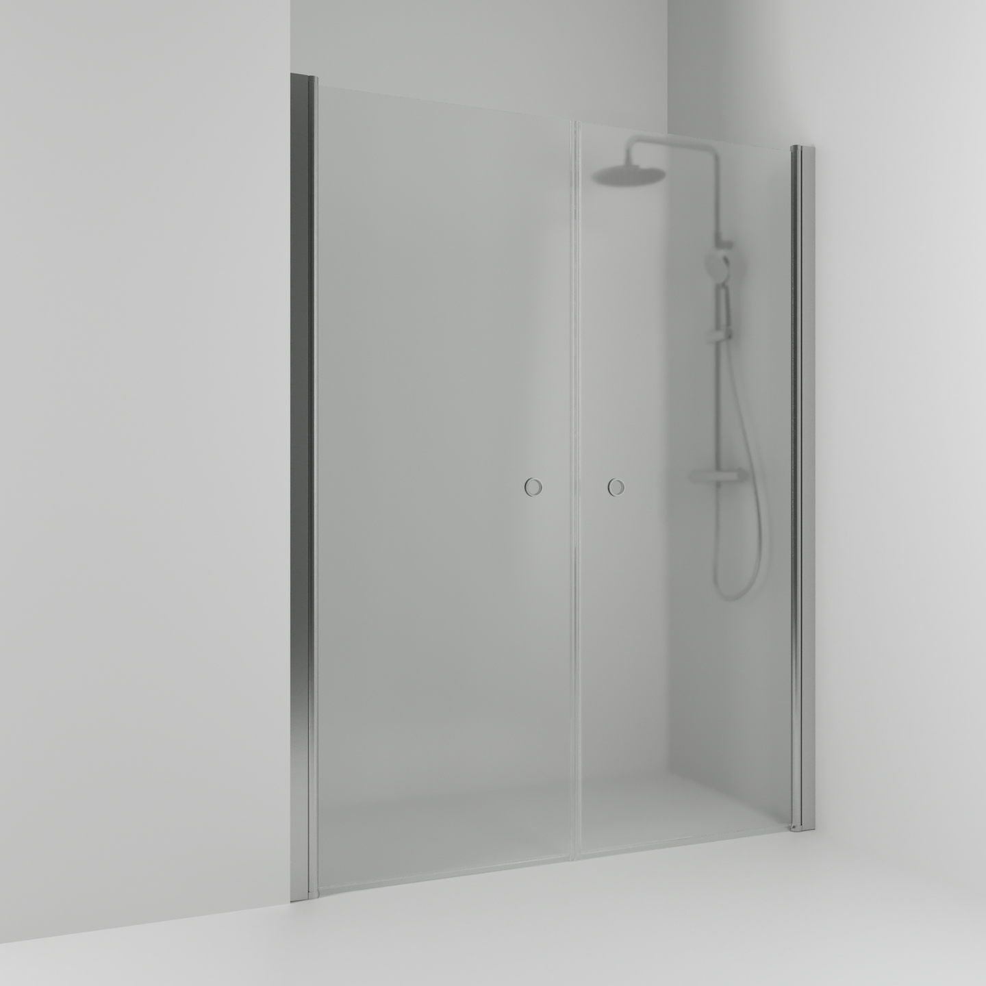 NISCHDUSCH SVEDBERGS SKOGA RAK ALU MATT FROST DUBBEL INTHT 108X198X3CM