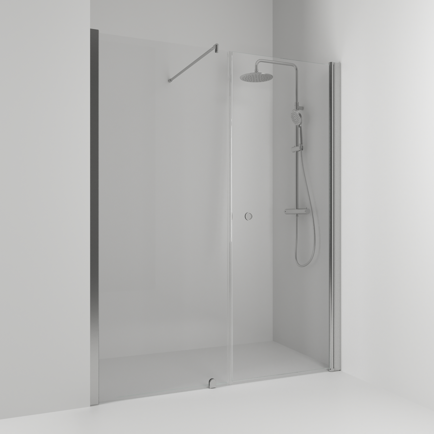 NISCHDUSCH SVEDBERGS SKOGA RAK/FAST ALU MATT KLAR INTHT 140X198X3CM