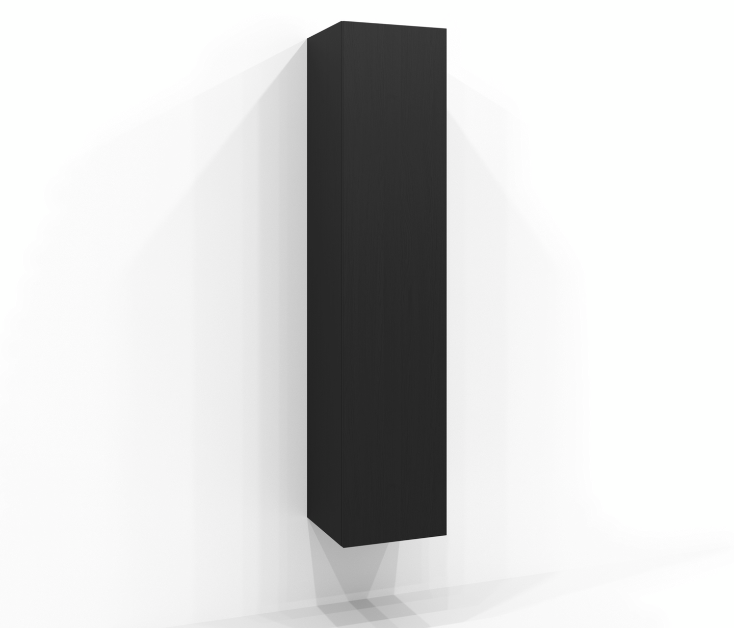 STOMME SVEDBERGS HÖGSKÅP SVART ASK 4HYLL, 35X160X33CM