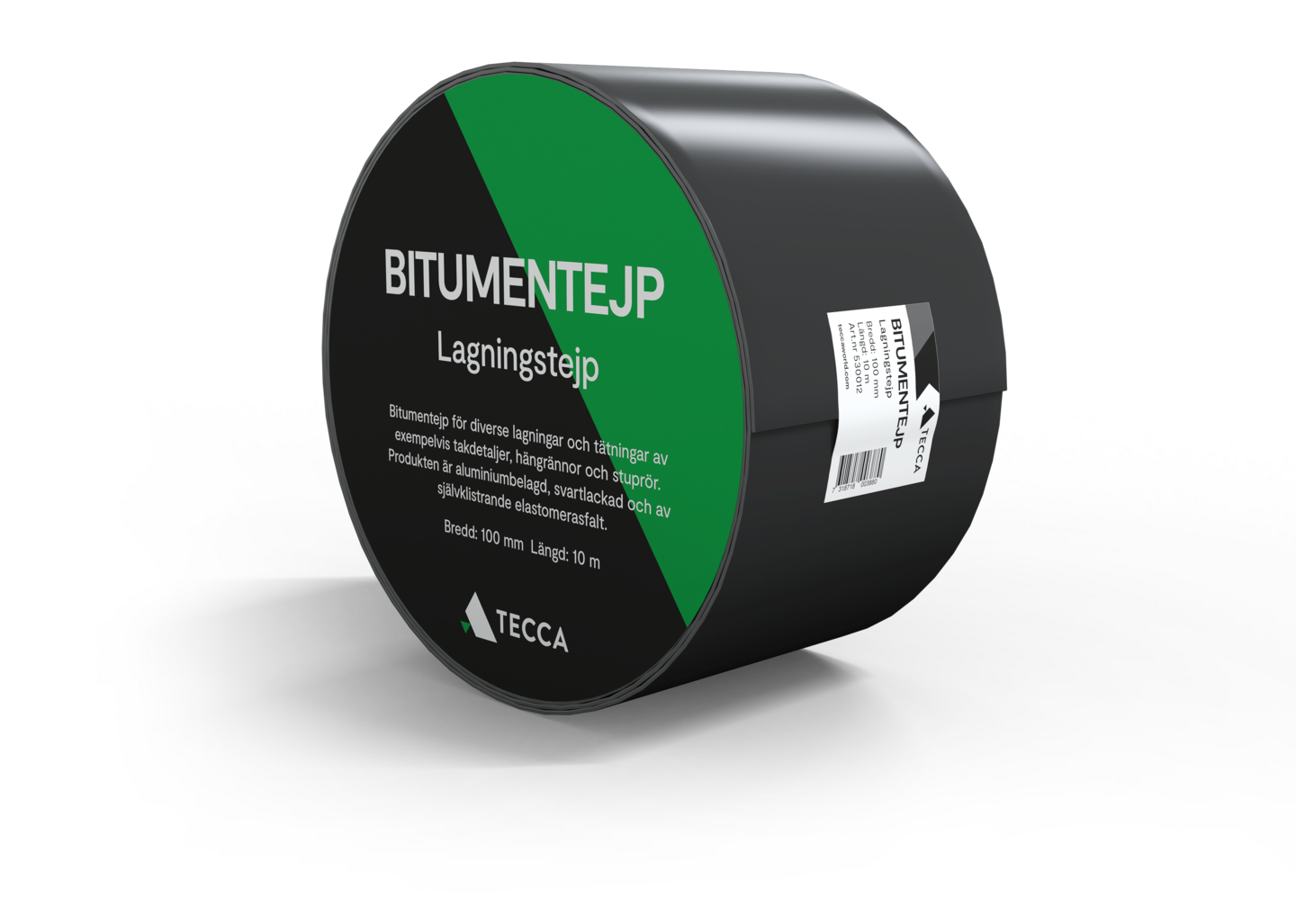 LAGNINGSTEJP TECCA BITUMENTEJP 100MM 10M