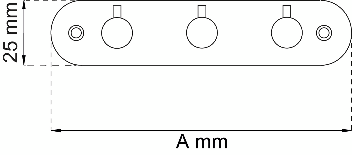 KLÄDHÄNGARE HABO HJO467 3KROK, ROSTFRI SB