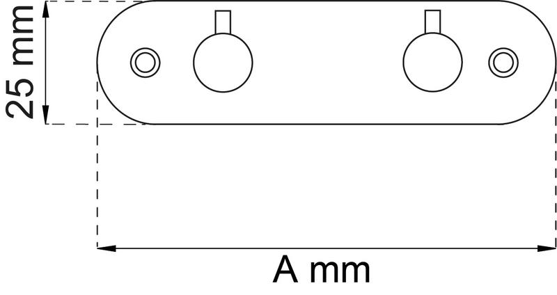KLÄDHÄNGARE HABO HJO466 2KROK, ROSTFRI SB