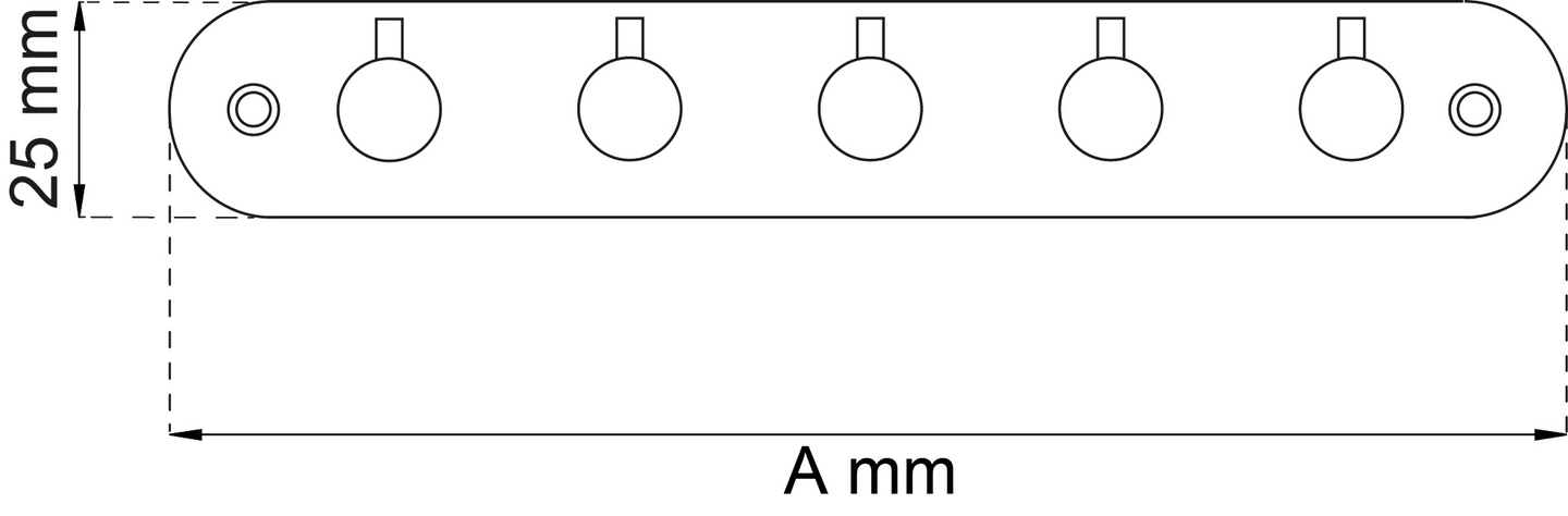 KLÄDHÄNGARE HABO HJO469 5KROK, ROSTFRI SB