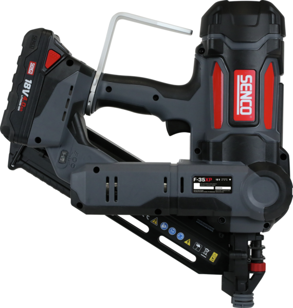 Runkonaulain Senco F35XP Fusion Nordic 2x4Ah akku ja laturi